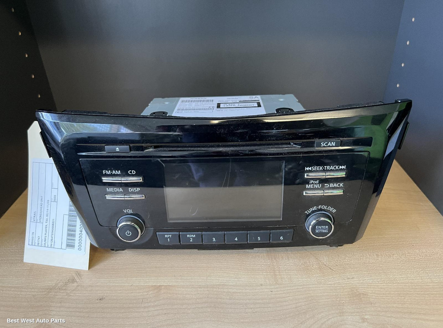 2020 NISSAN XTRAIL Radio/Cd/Dvd/Sat/Tv