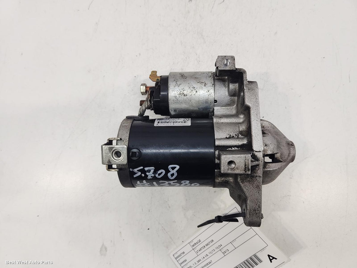 2013 MITSUBISHI MIRAGE Starter