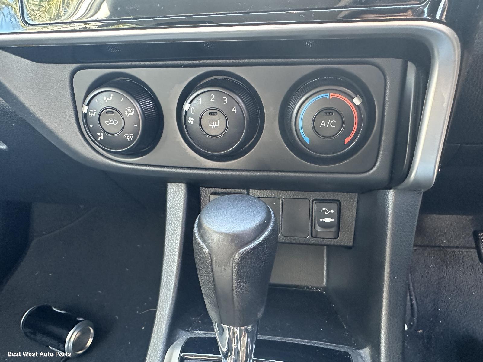 2017 TOYOTA COROLLA Heater/Ac Controls
