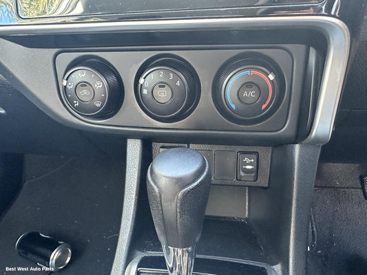 2017 TOYOTA COROLLA Heater/Ac Controls