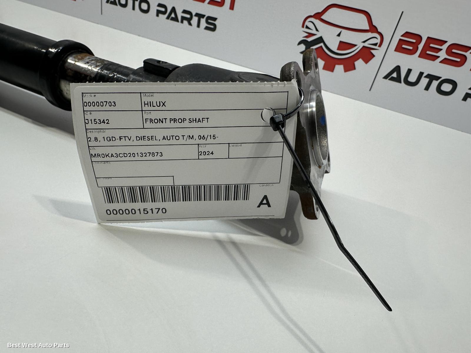 2024 TOYOTA HILUX Front Prop Shaft