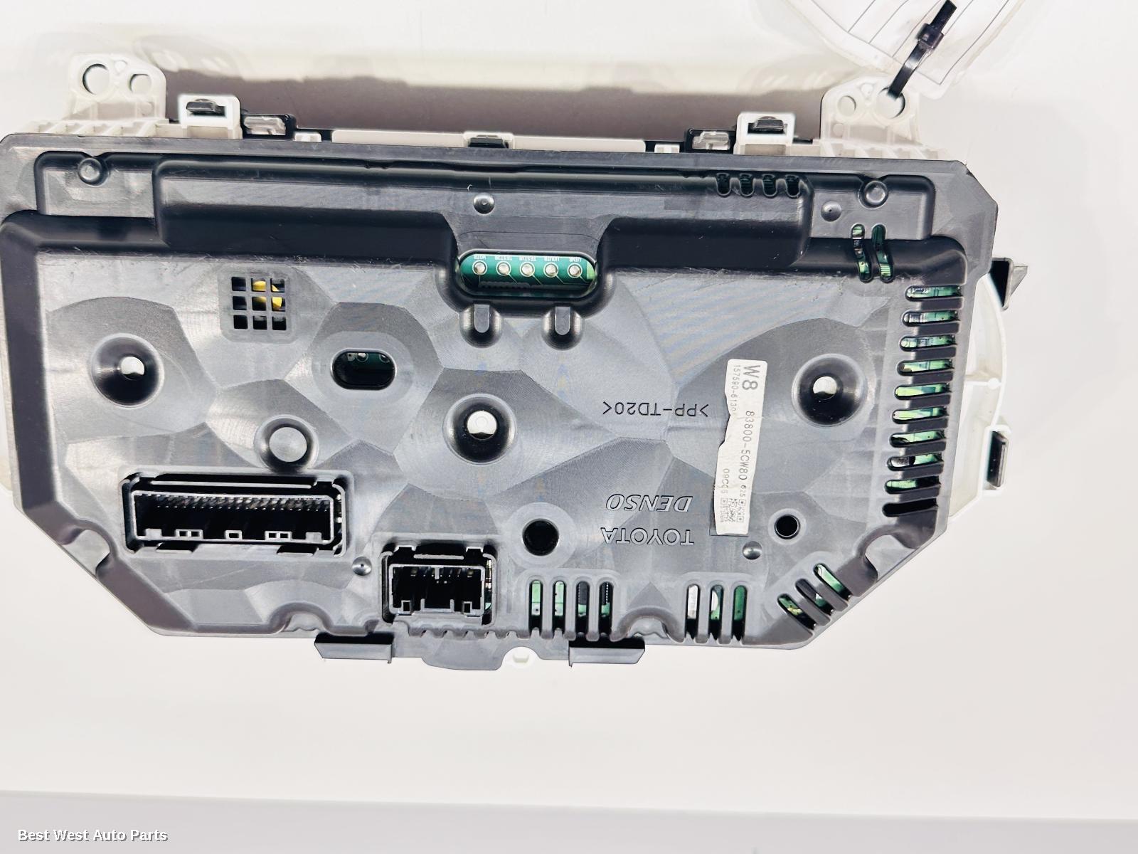 2019 TOYOTA YARIS Instrument Cluster