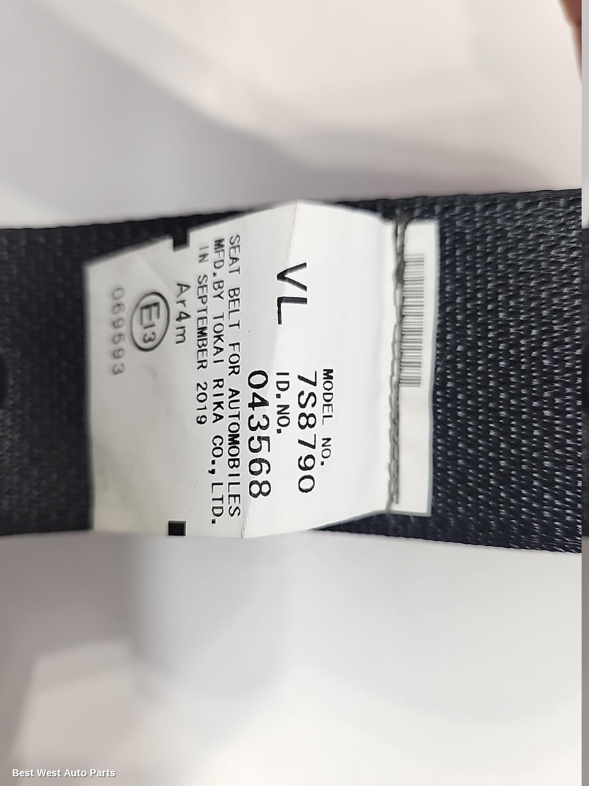 2019 TOYOTA YARIS Seatbelt/Stalk