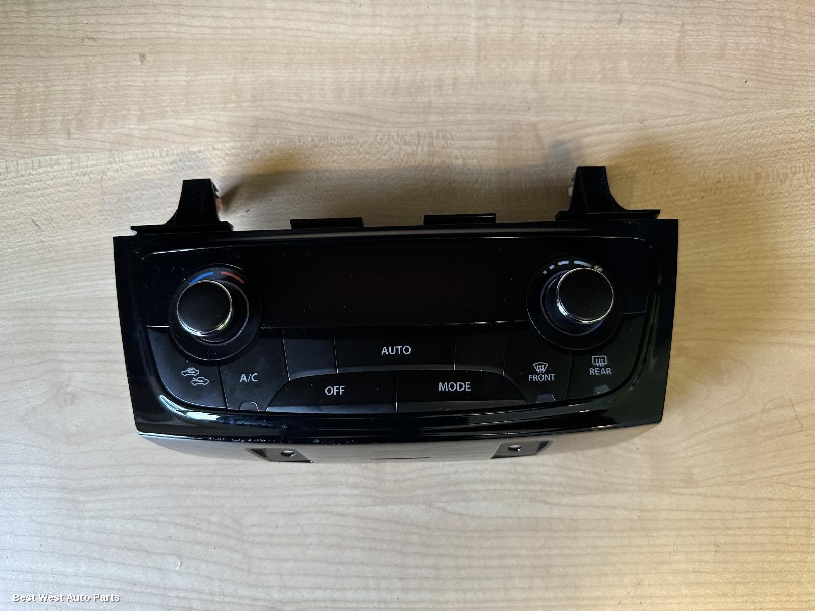 2016 SUZUKI VITARA Heater/Ac Controls