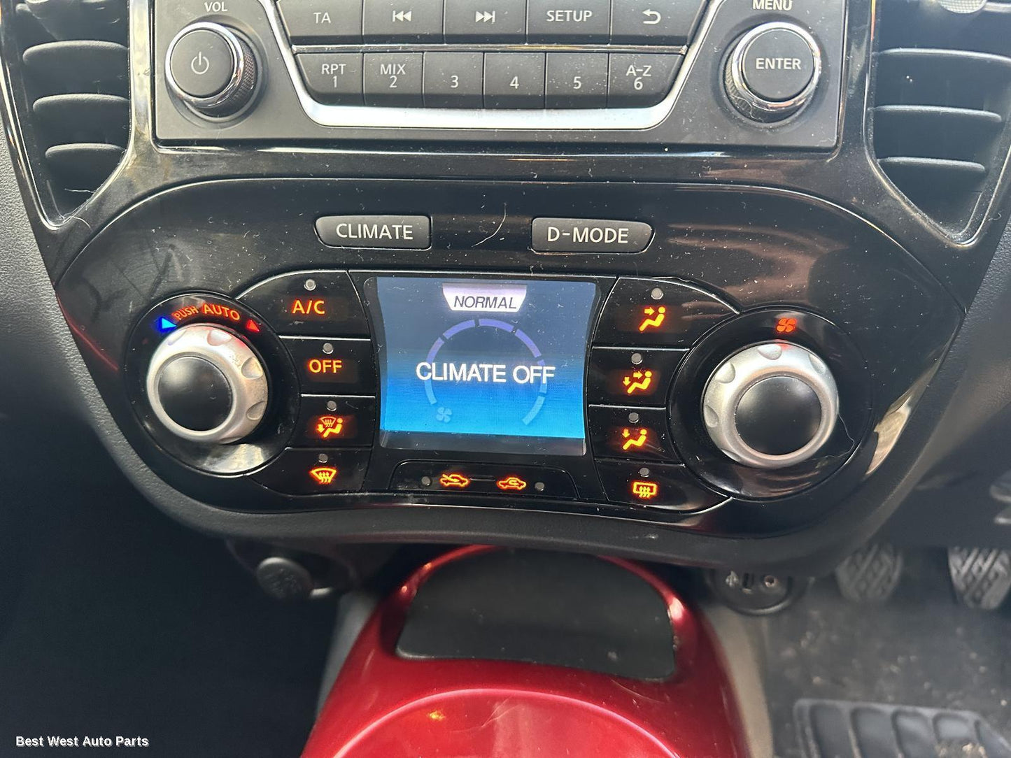 2015 NISSAN JUKE Heater/Ac Controls