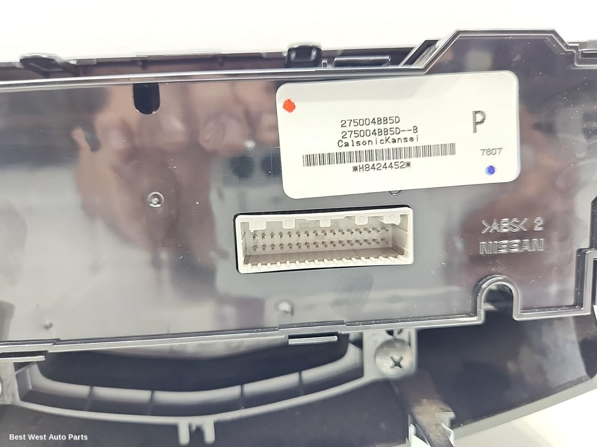 2018 NISSAN XTRAIL Heater/Ac Controls