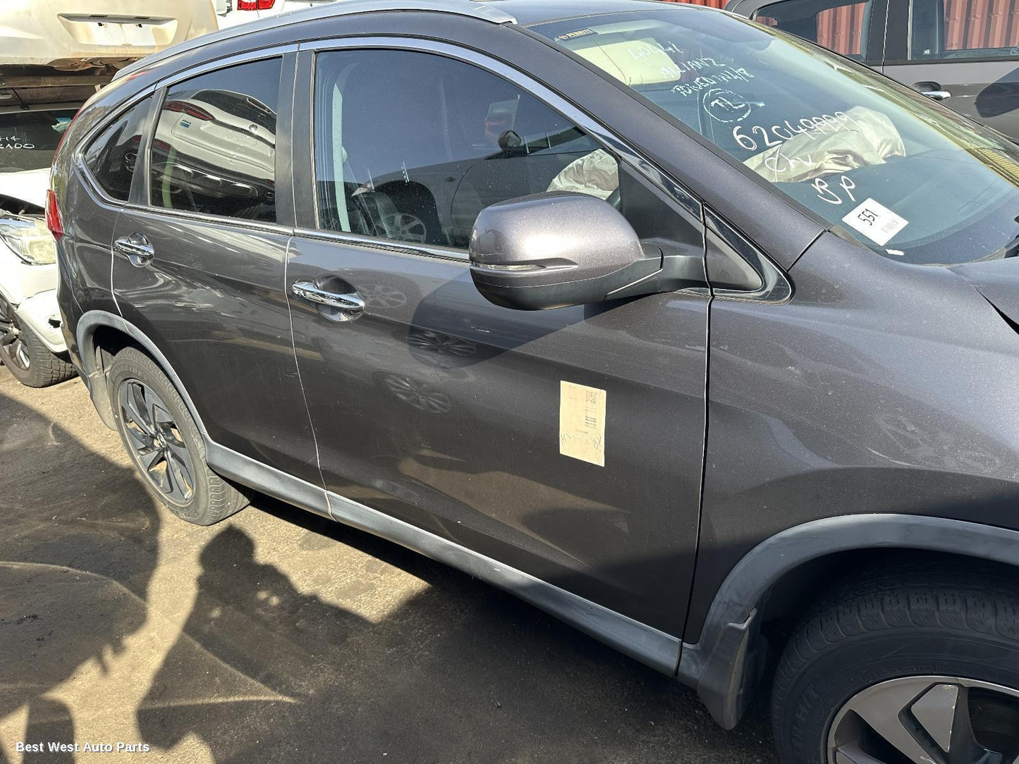 2016 HONDA CRV Left Rear Door Window