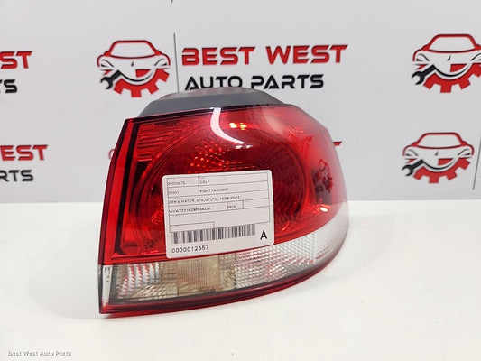 2010 VOLKSWAGEN GOLF Right Taillight