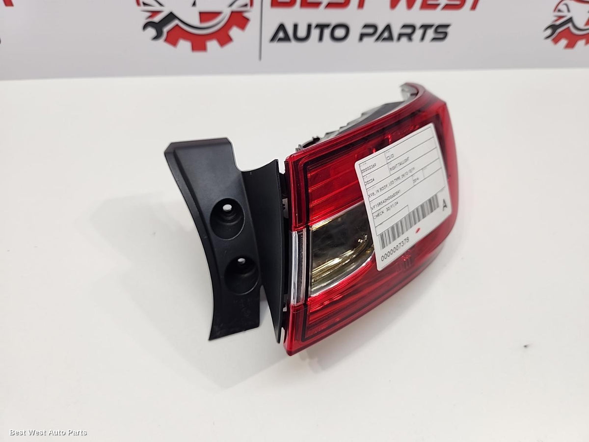 2014 RENAULT CLIO Right Taillight