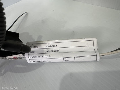 2021 TOYOTA COROLLA Abs Sensor