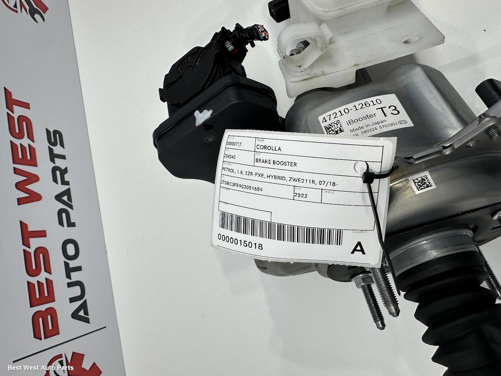 2022 TOYOTA COROLLA Brake Booster