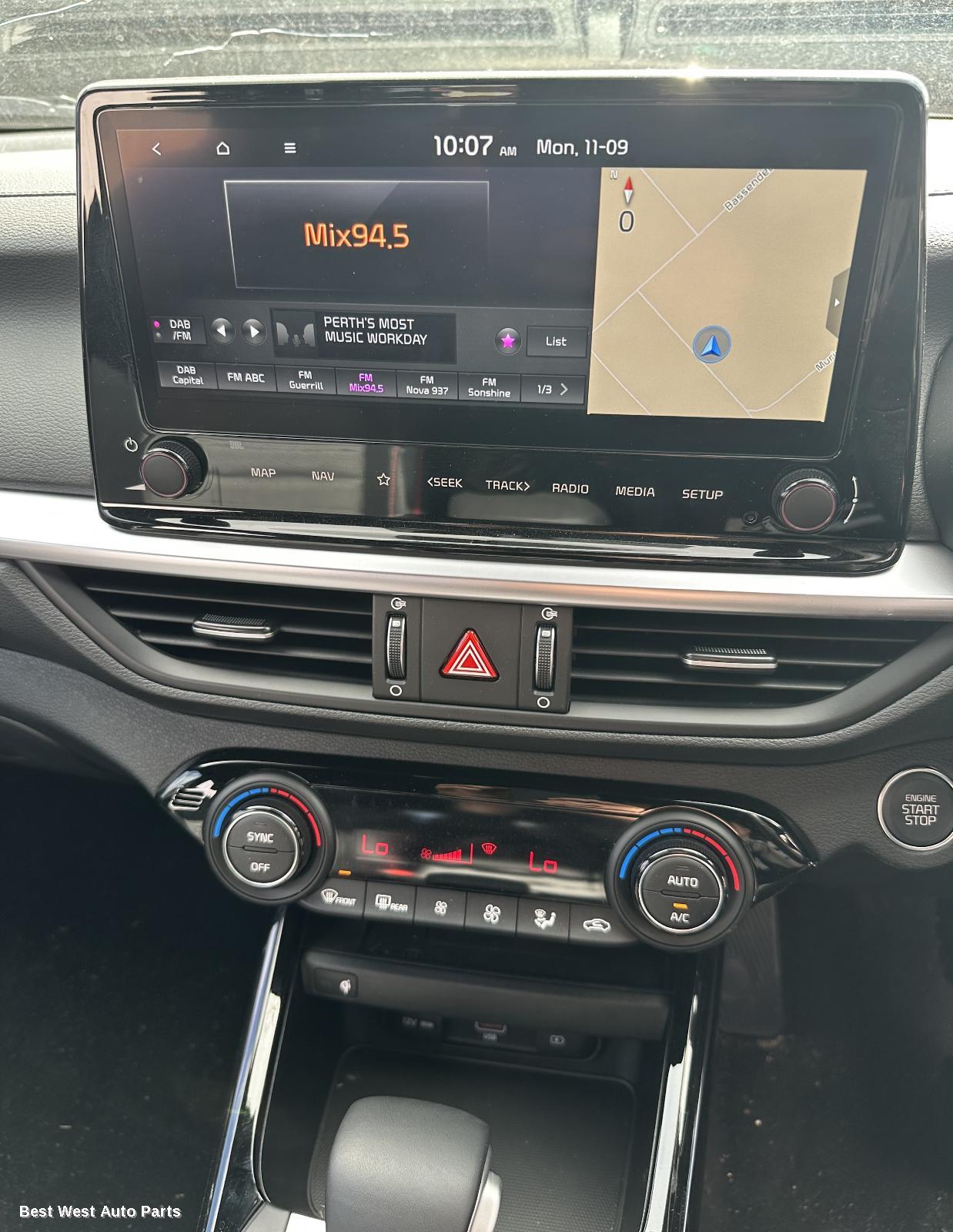 2023 KIA CERATO Radio/Cd/Dvd/Sat/Tv