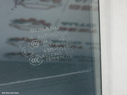 2018 SUBARU XV Left Rear Door Window