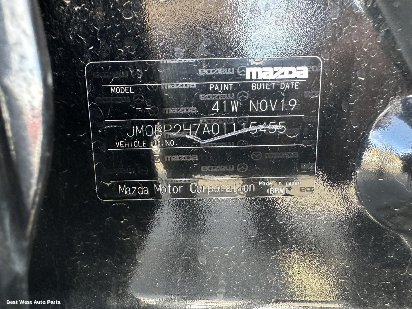 2020 MAZDA 3 Gear Stick/Shifter
