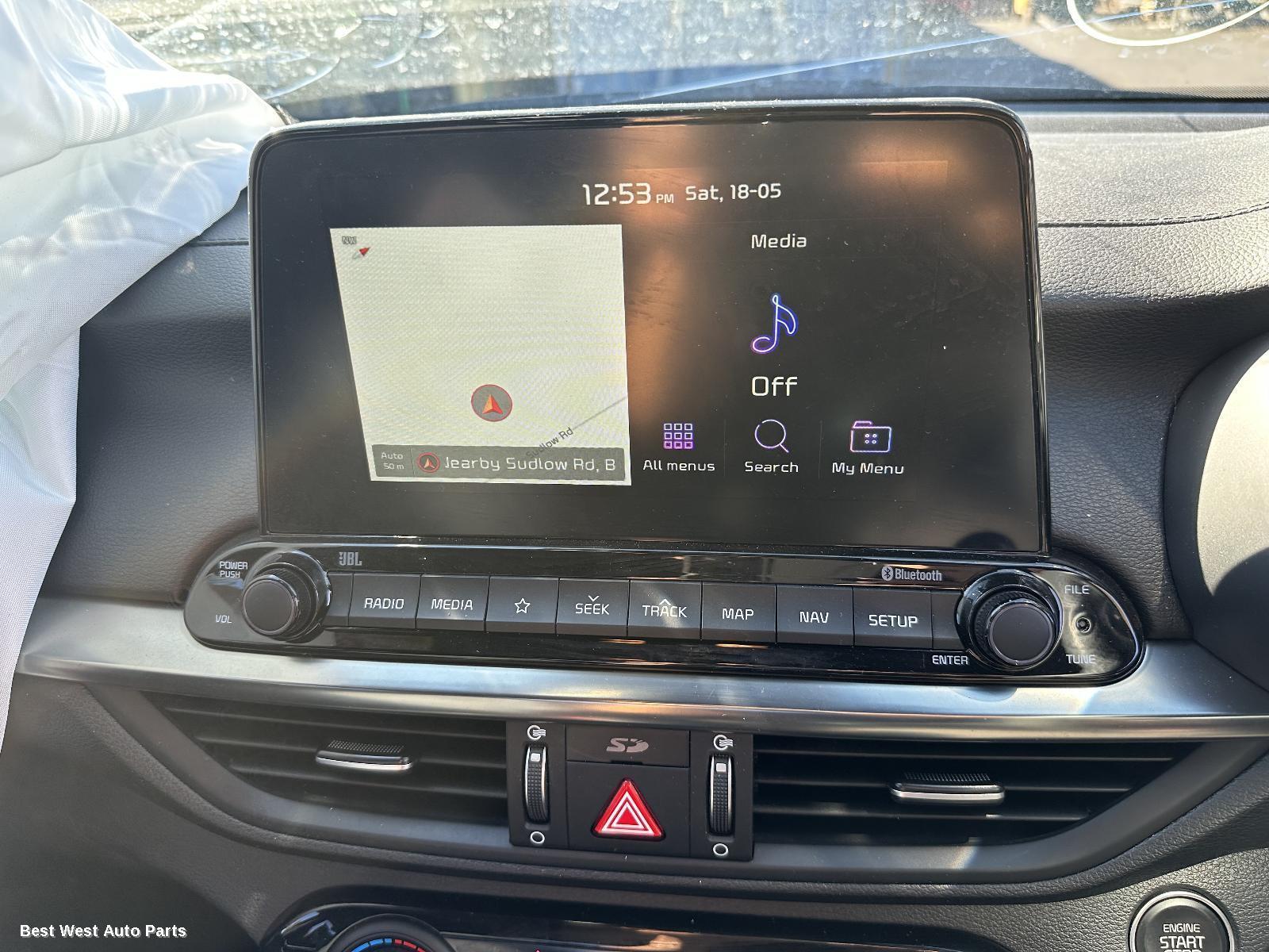 2021 KIA CERATO Radio/Cd/Dvd/Sat/Tv