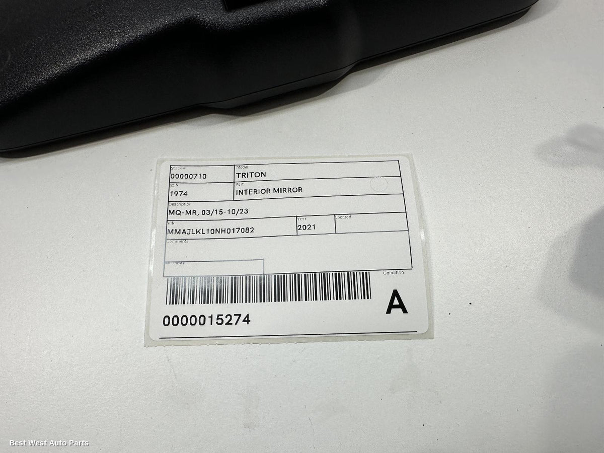 2021 MITSUBISHI TRITON Interior Mirror