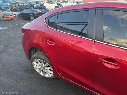 2016 MAZDA 3 Right Rear Door Window
