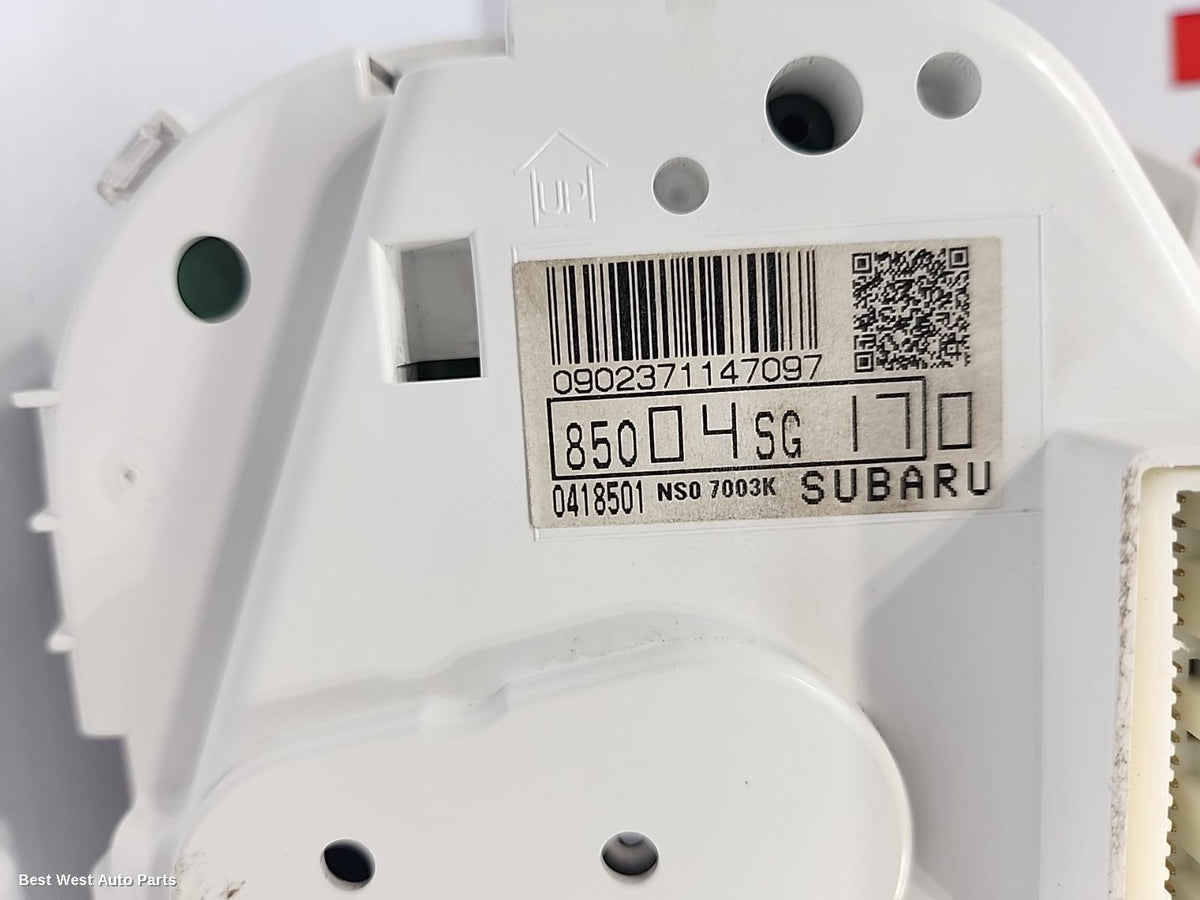 2015 SUBARU FORESTER Instrument Cluster