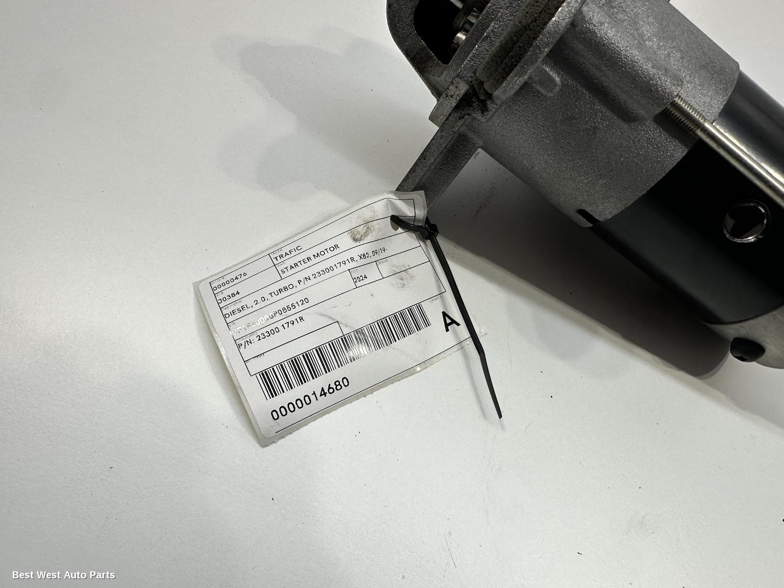 2024 RENAULT TRAFIC Starter
