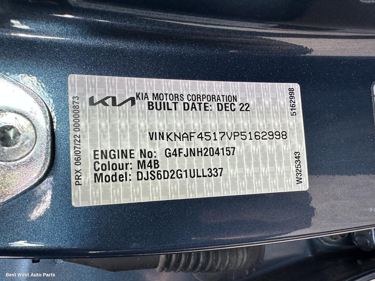 2023 KIA CERATO Left Rear Wnd Reg/Motor