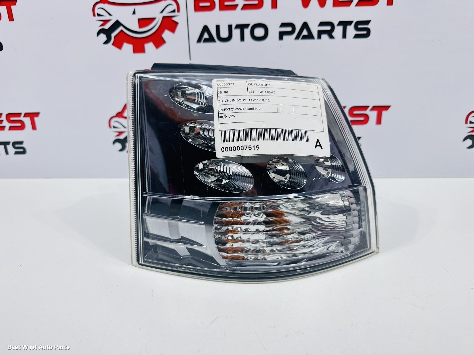 2012 MITSUBISHI OUTLANDER Left Taillight