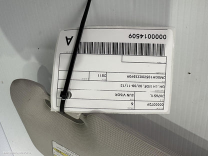 2011 MAZDA 6 Sunvisor