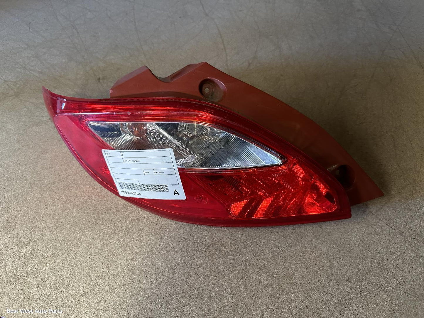 2008 MAZDA 2 Left Taillight