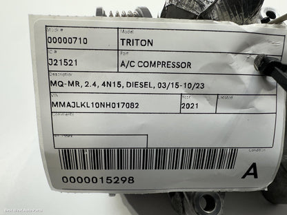 2021 MITSUBISHI TRITON A/C Compressor