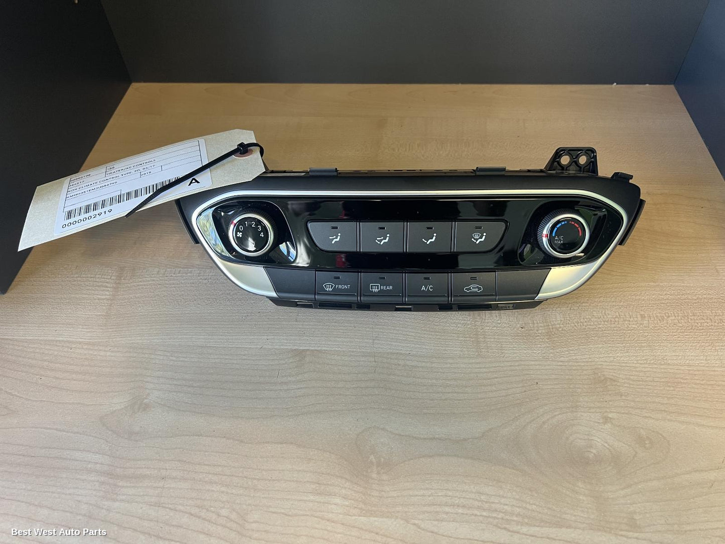 2018 HYUNDAI I30 Heater/Ac Controls