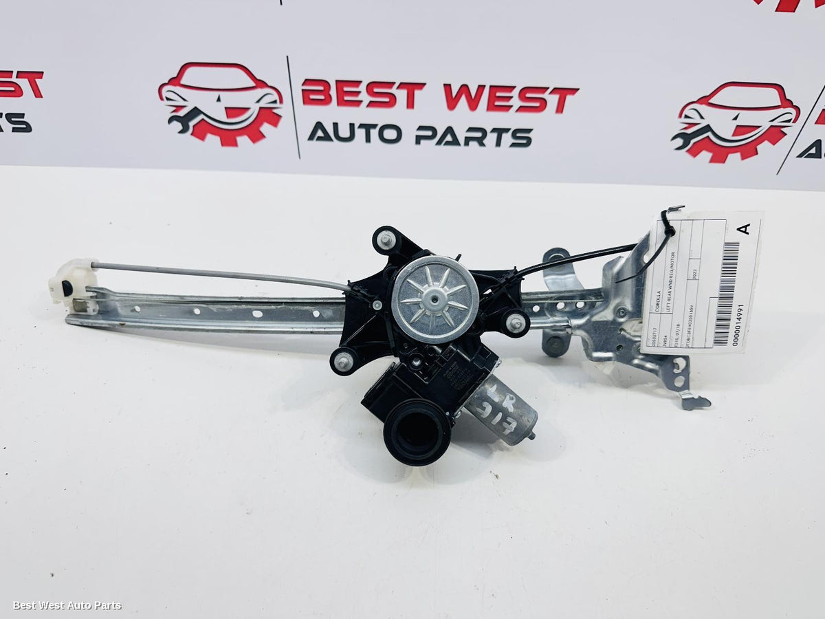 2022 TOYOTA COROLLA Left Rear Wnd Reg/Motor