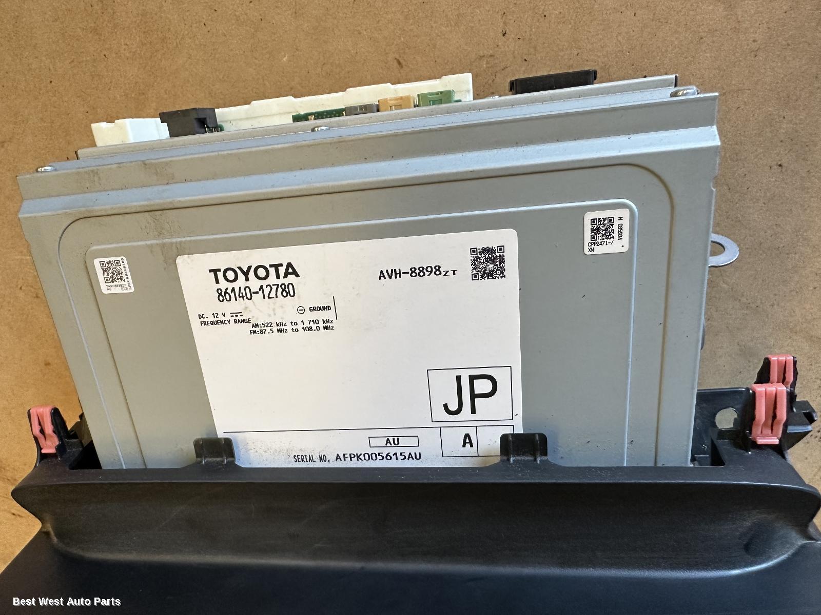 2021 TOYOTA COROLLA Radio/Cd/Dvd/Sat/Tv