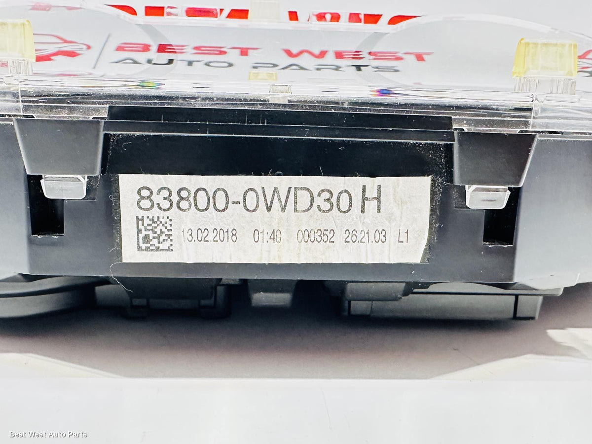 2018 TOYOTA C-HR Instrument Cluster