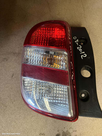 2012 NISSAN MICRA Left Taillight