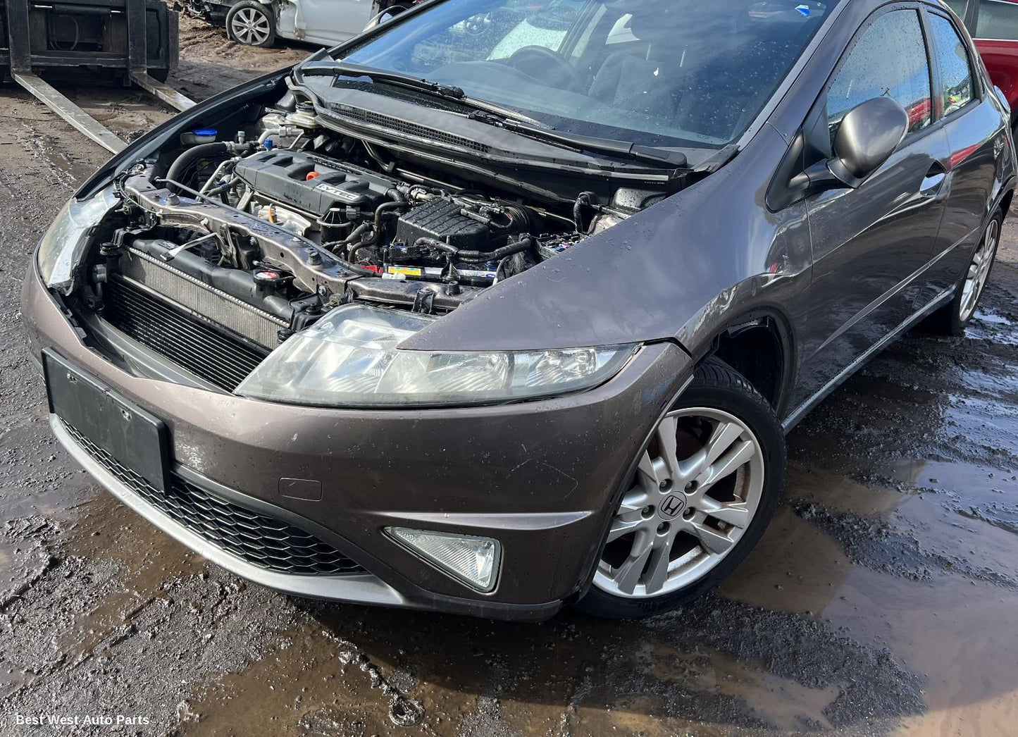 2011 HONDA CIVIC Left Front Door Window