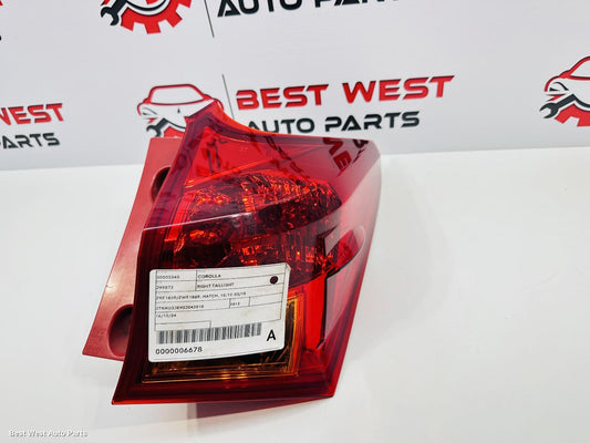2013 TOYOTA COROLLA Right Taillight