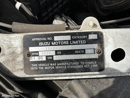 2020 ISUZU DMAX Particulate Filter/Dpf