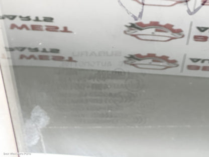 2018 SUBARU XV Right Rear Door Window