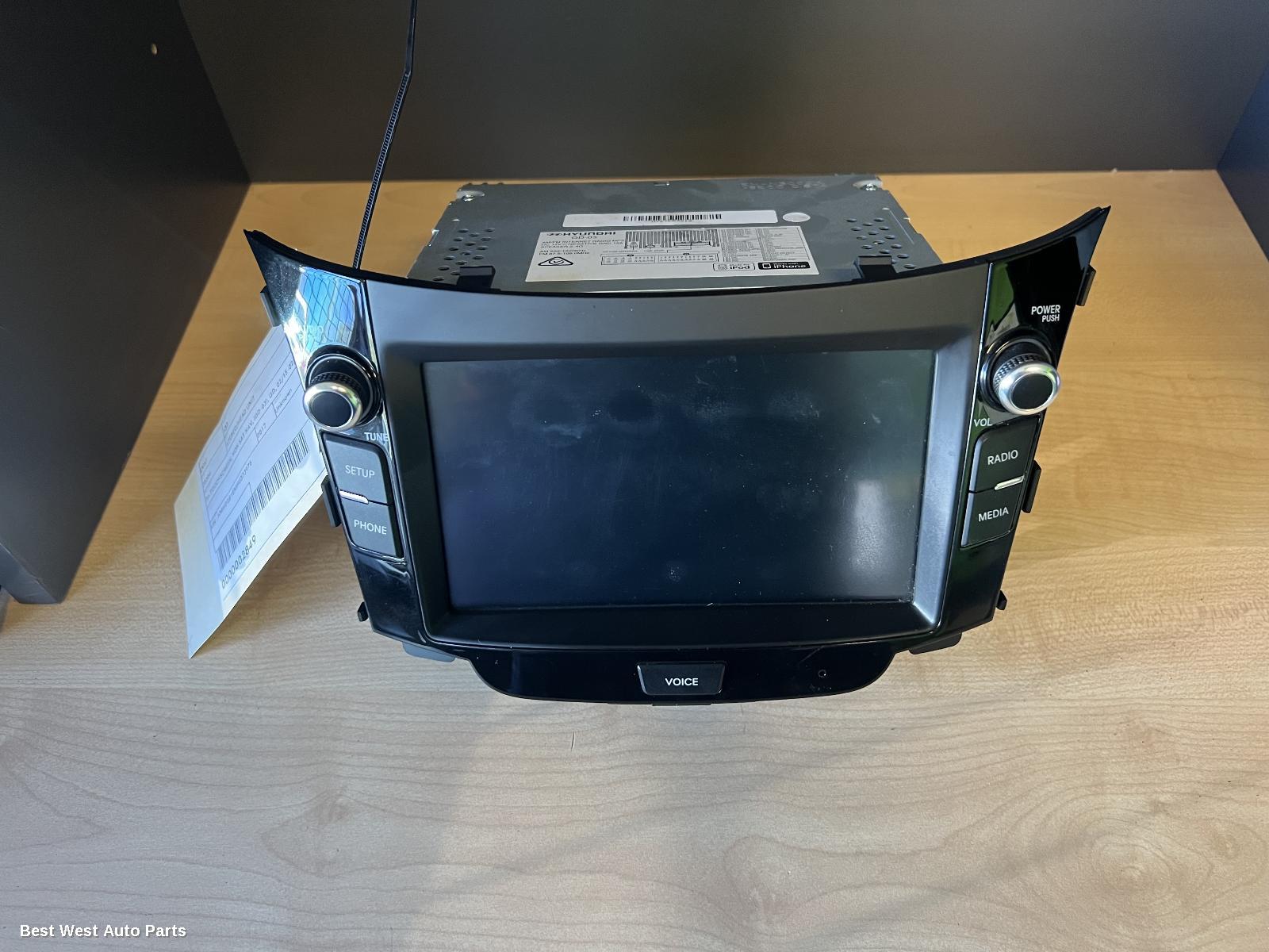 2017 HYUNDAI I30 Radio/Cd/Dvd/Sat/Tv