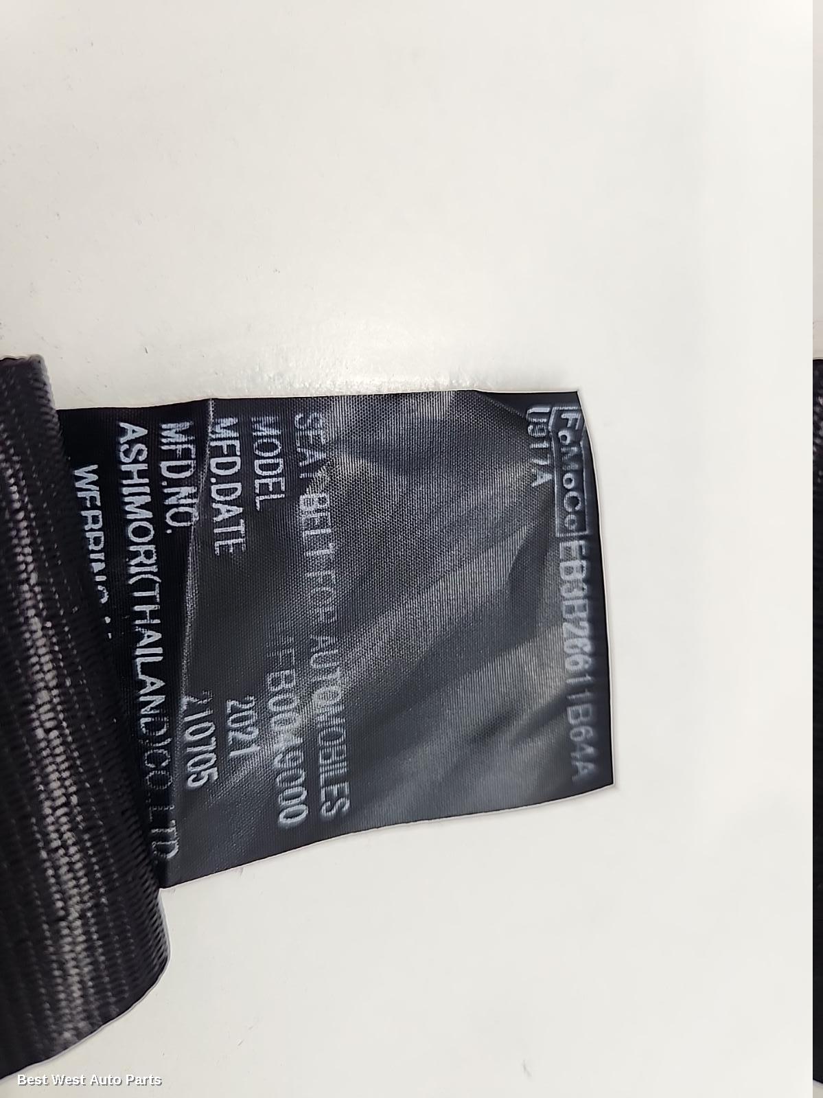 2021 FORD RANGER Seatbelt/Stalk