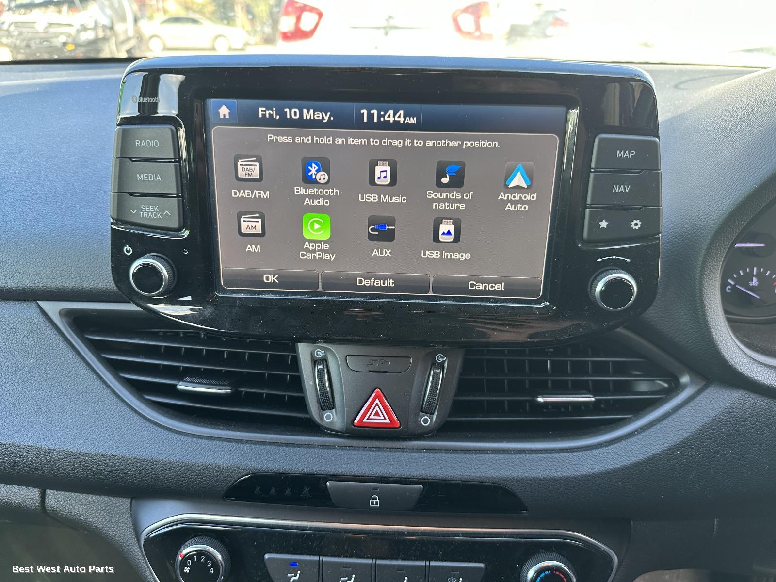 2020 HYUNDAI I30 Radio/Cd/Dvd/Sat/Tv