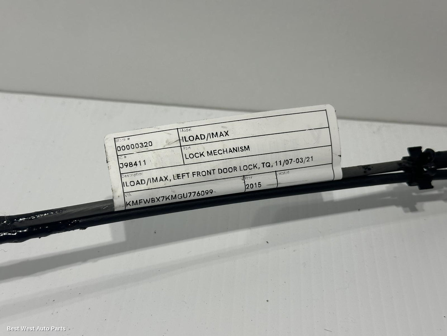 2015 HYUNDAI ILOAD/IMAX Door/Boot/Gate Lock