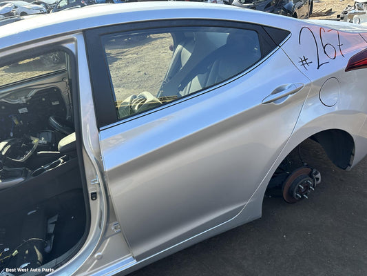 2015 HYUNDAI ELANTRA Left Rear Door Window