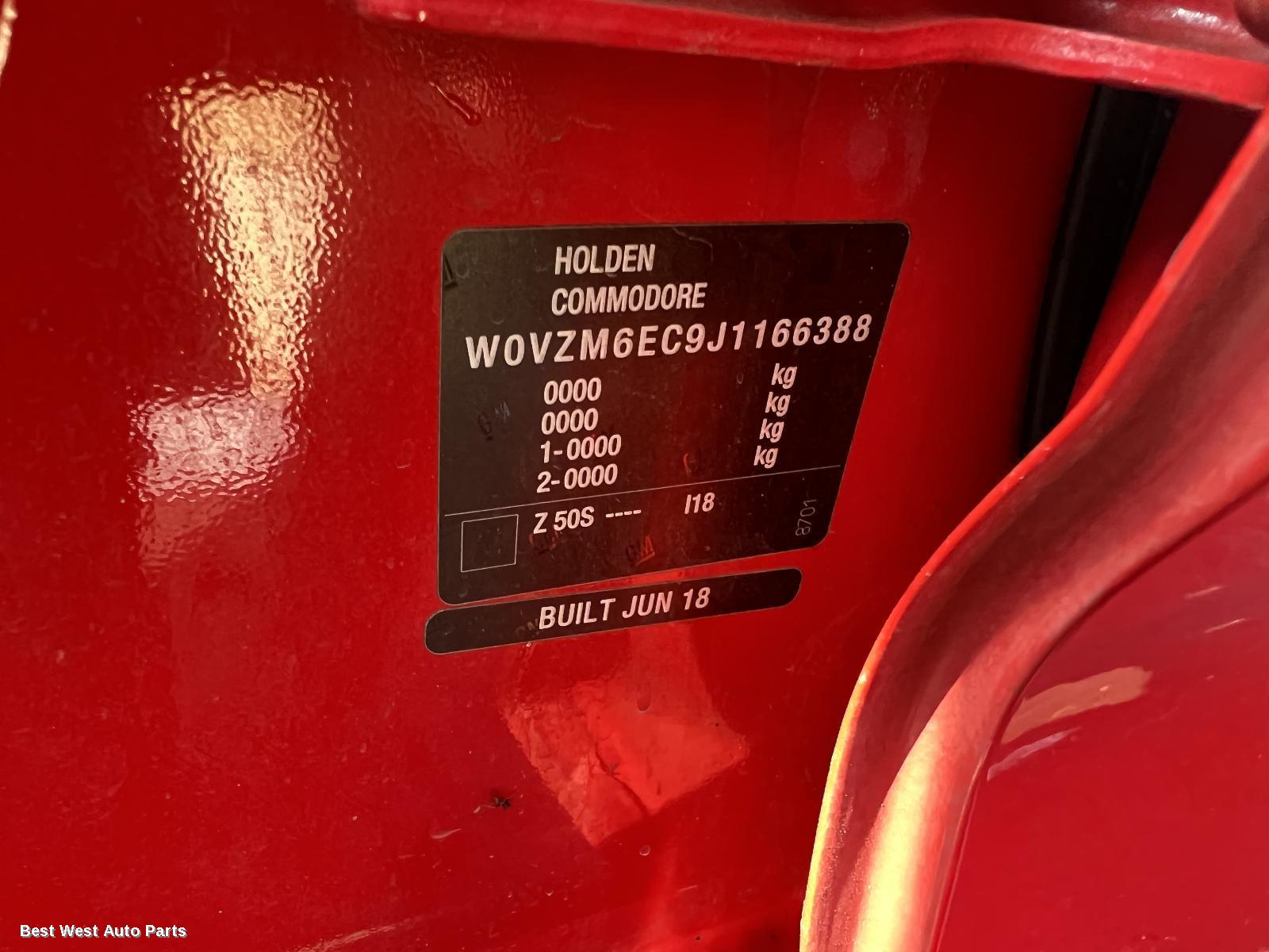 2018 HOLDEN COMMODORE Gear Stick/Shifter
