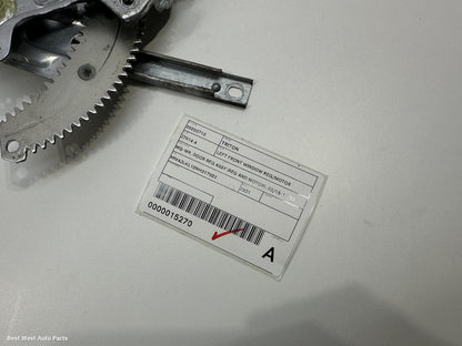 2021 MITSUBISHI TRITON Left Front Window Reg/Motor