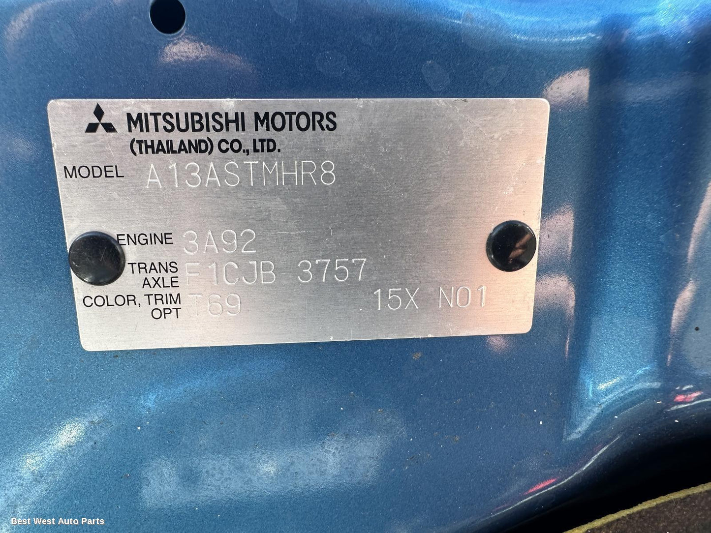 2015 MITSUBISHI MIRAGE Abs Pump/Modulator
