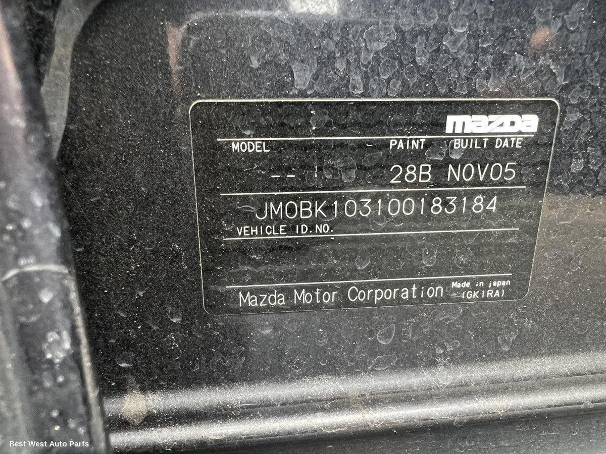 2006 MAZDA 3 Bootlid/Tailgate