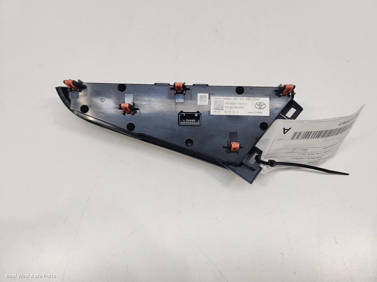 2021 TOYOTA CAMRY Heater/Ac Controls