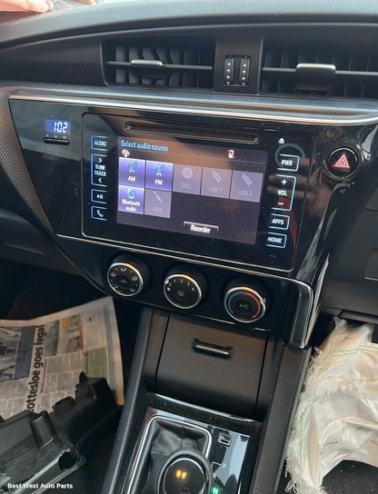 2018 TOYOTA COROLLA Radio/Cd/Dvd/Sat/Tv