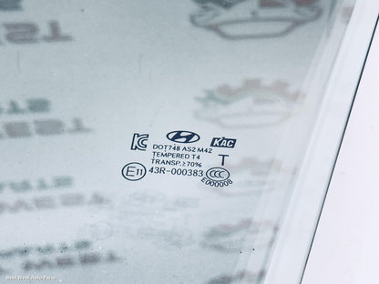 2015 HYUNDAI I30 Left Front Door Window