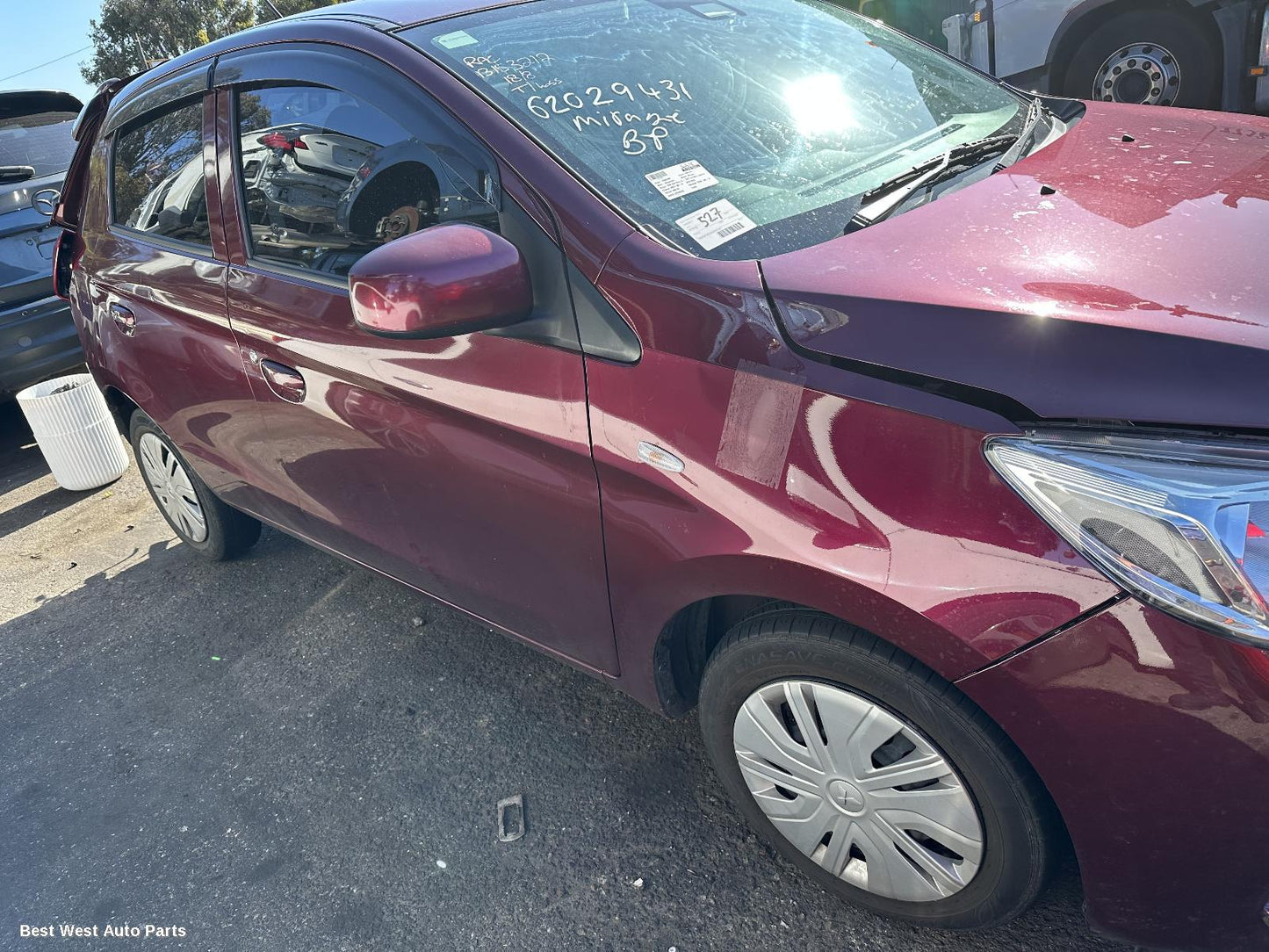 2022 MITSUBISHI MIRAGE RIGHT_REAR_DOOR_SLIDING